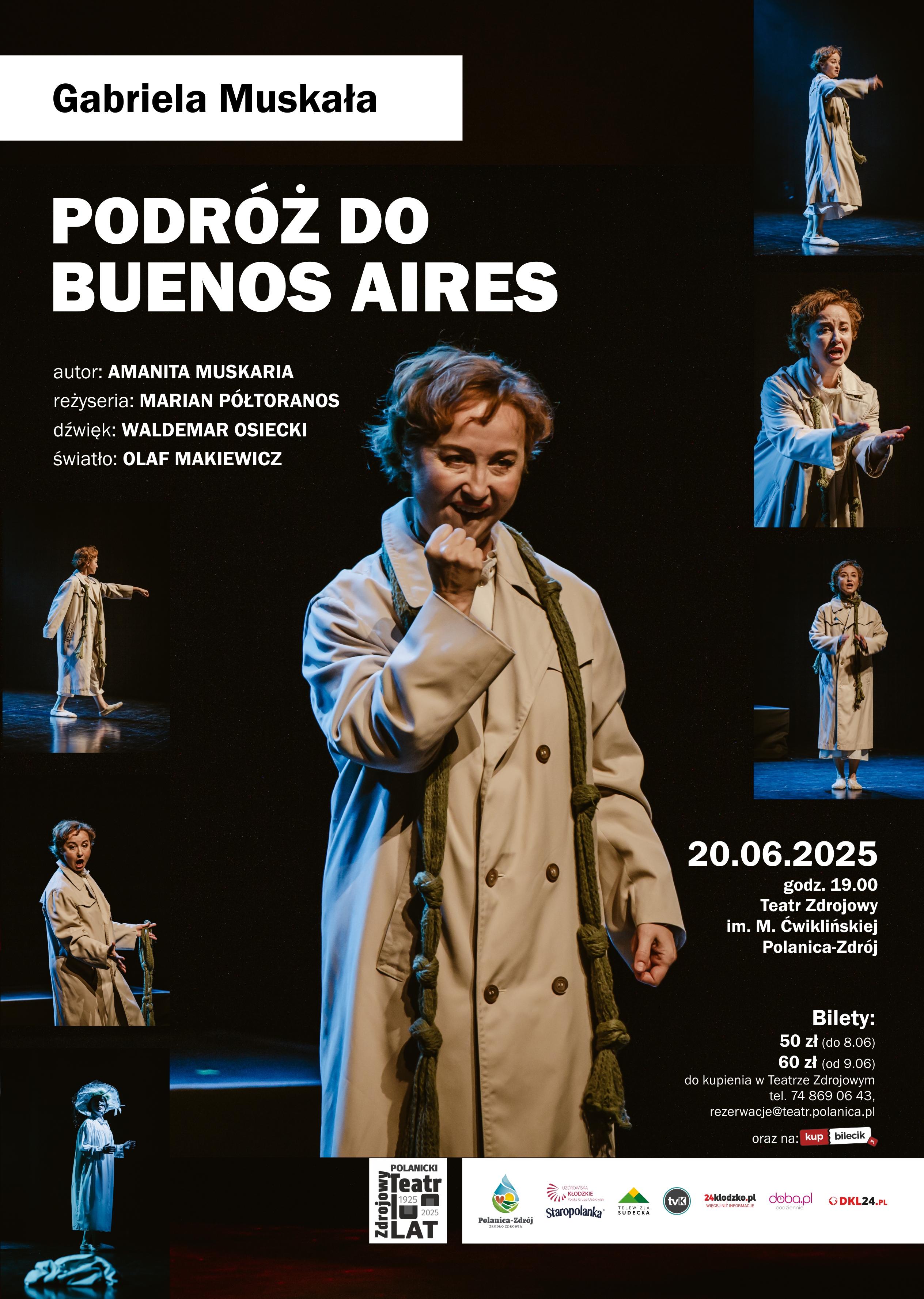 Monodram “Podróż do Buenos Aires” w wykonaniu Gabrieli Muskały