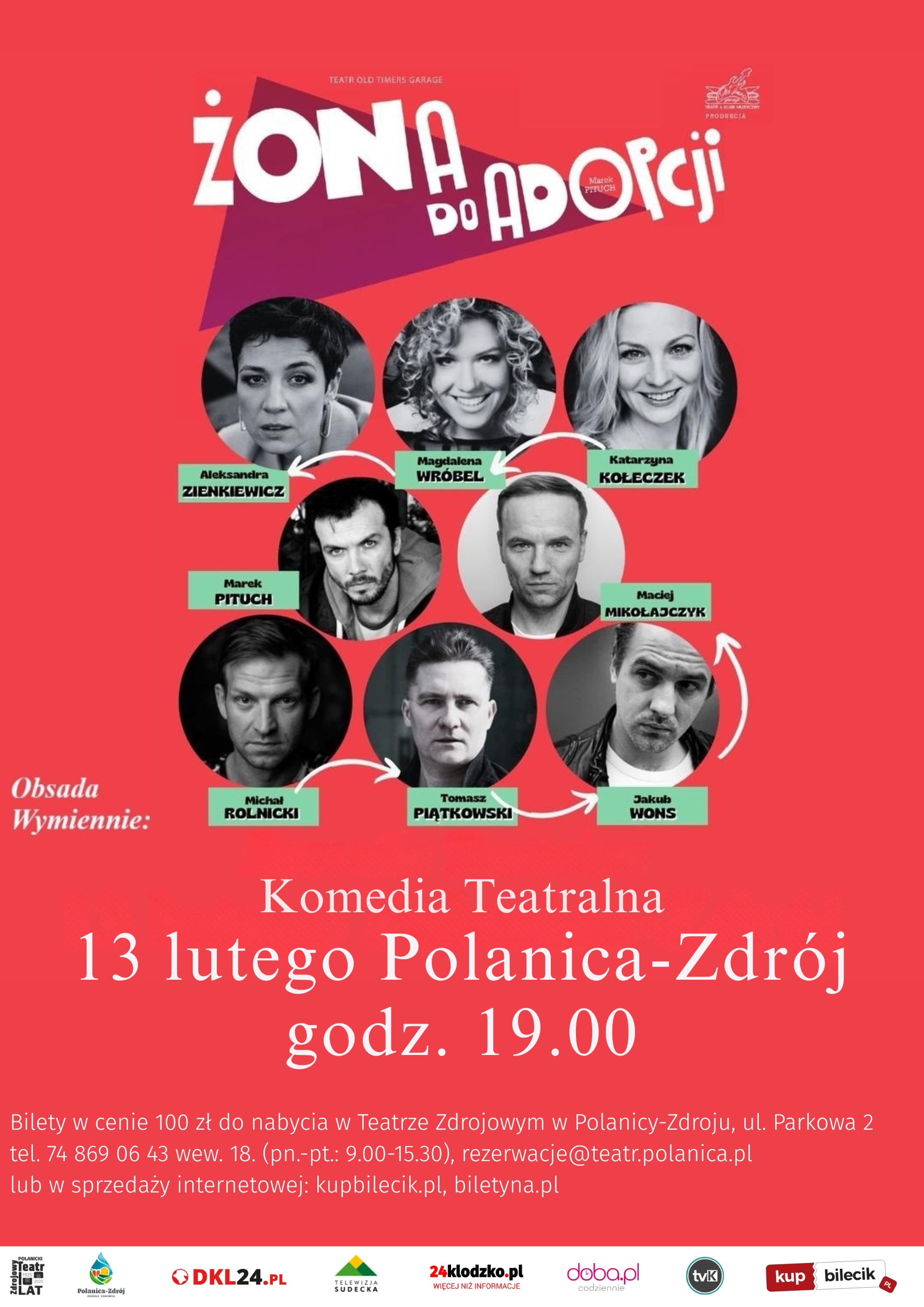 Spektakl komediowy "Żona do adopcji"