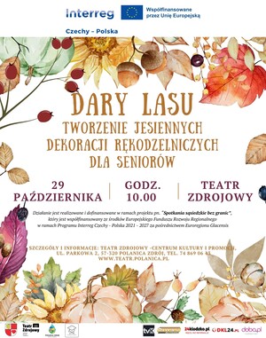 Dary lasu - tworzenie jesiennych dekoracji rękodzielnichych dla seniorów