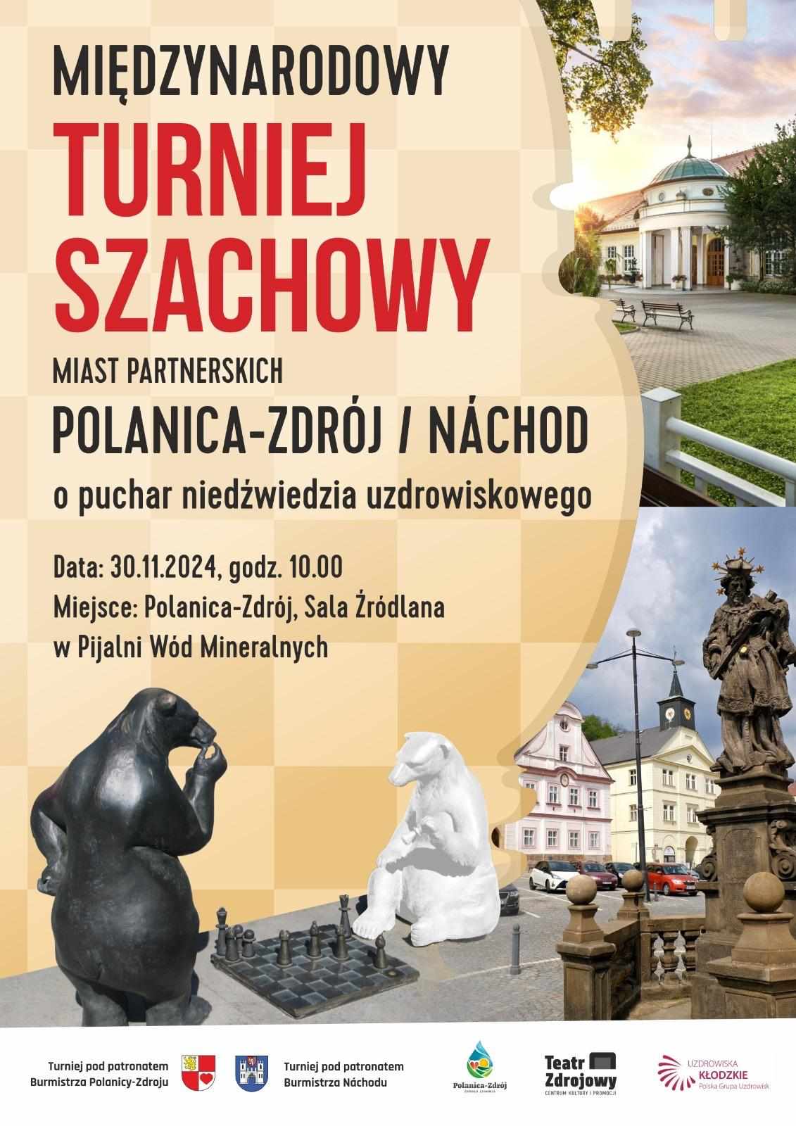 Międzynarodowy turniej szachowy miast partnerskich Polanica-Zdrój / Nachod o puchar niedźwiedzia uzdrowiskowego