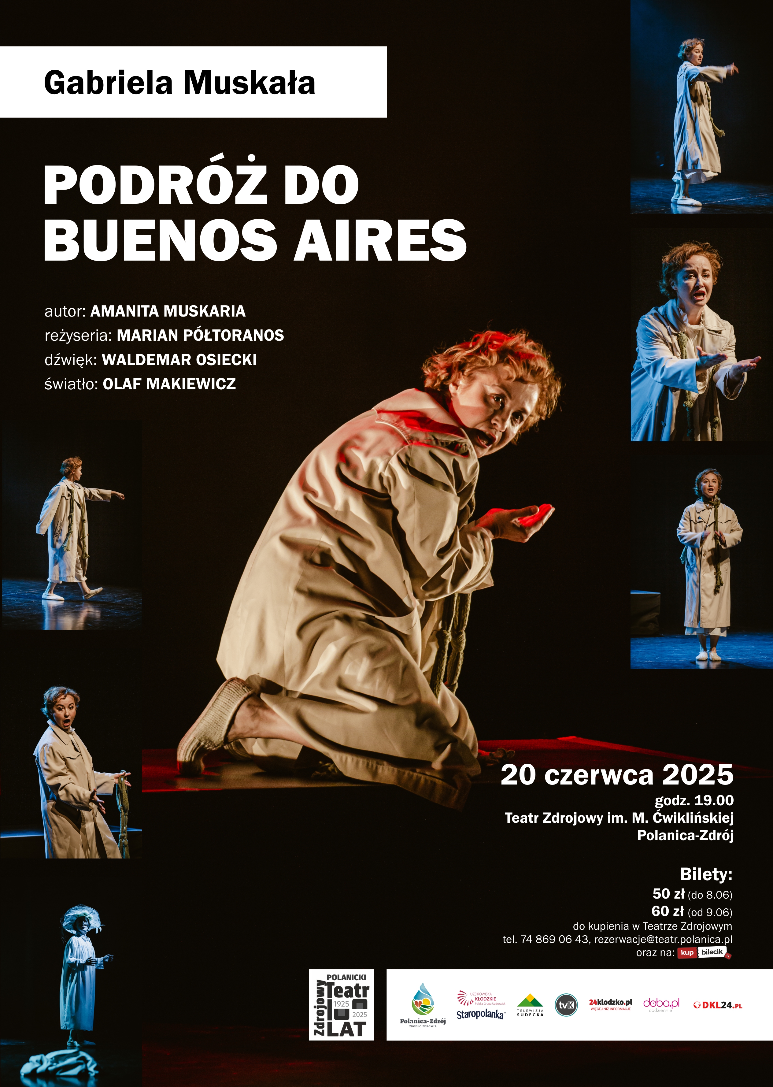 Monodram “Podróż do Buenos Aires” w wykonaniu Gabrieli Muskały
