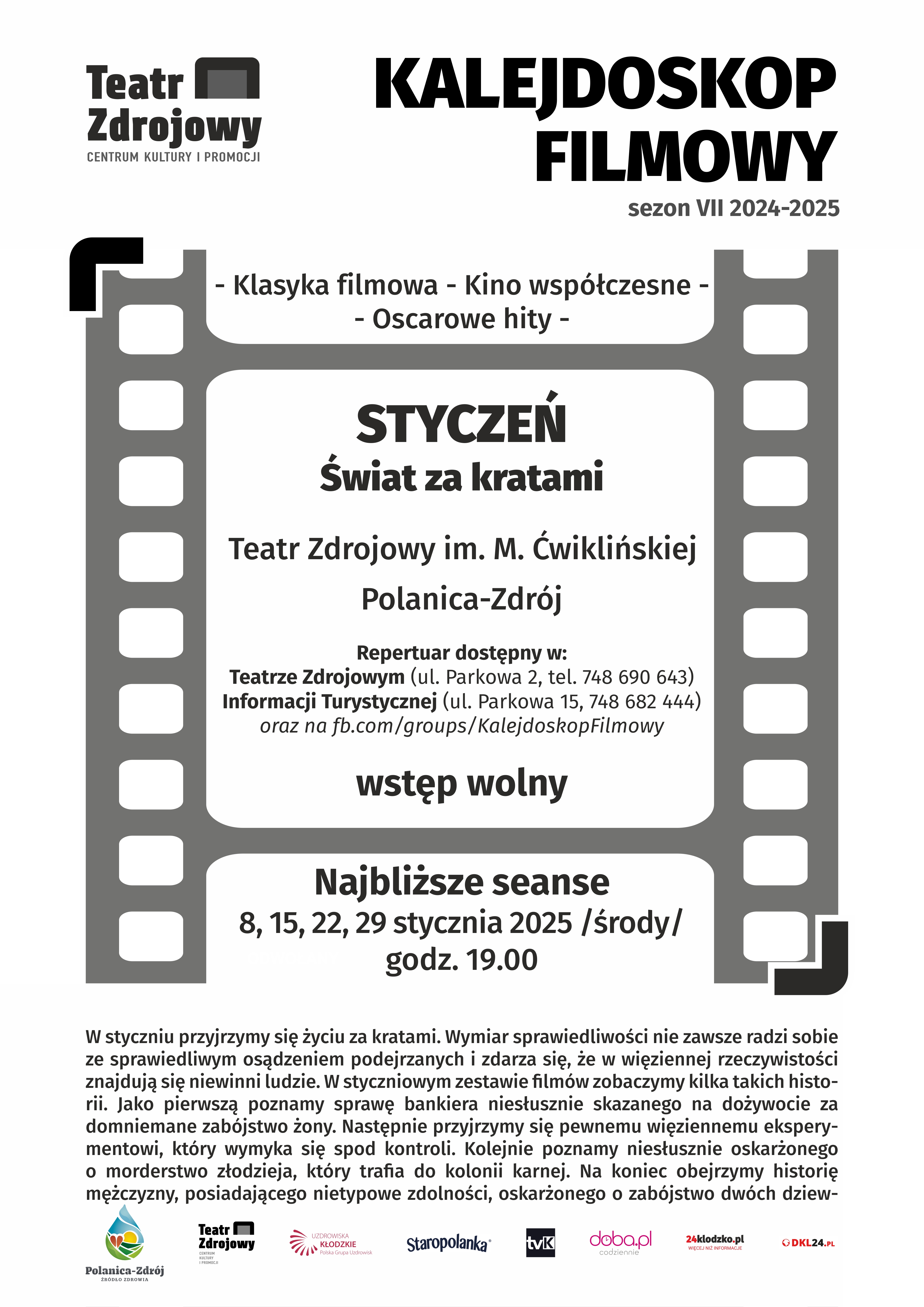 Kalejdoskop Filmowy "Świat za kratami"