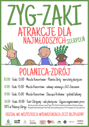 Zyg-zaki Atrakcje dla najmłodszych - Warsztaty sensoryczne organizowane przez OPS w Polaicy-Zdroju