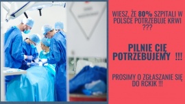 Apel Centrum Krwiodawstwa Wrocław Kliknięcie w obrazek spowoduje wyświetlenie jego powiększenia