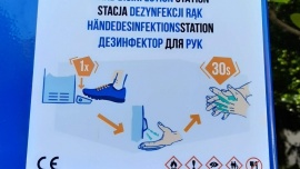 W Polanicy zainstalowano 3 ogólnodostępne stacje do dezynfekcji rąk Kliknięcie w obrazek spowoduje wyświetlenie jego powiększenia